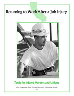 Returning to work after an on the job injury