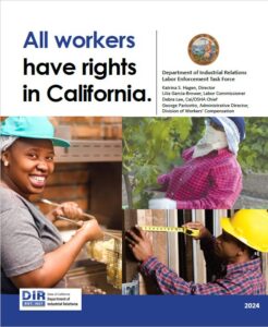 cover page of workers' rights pamphlet