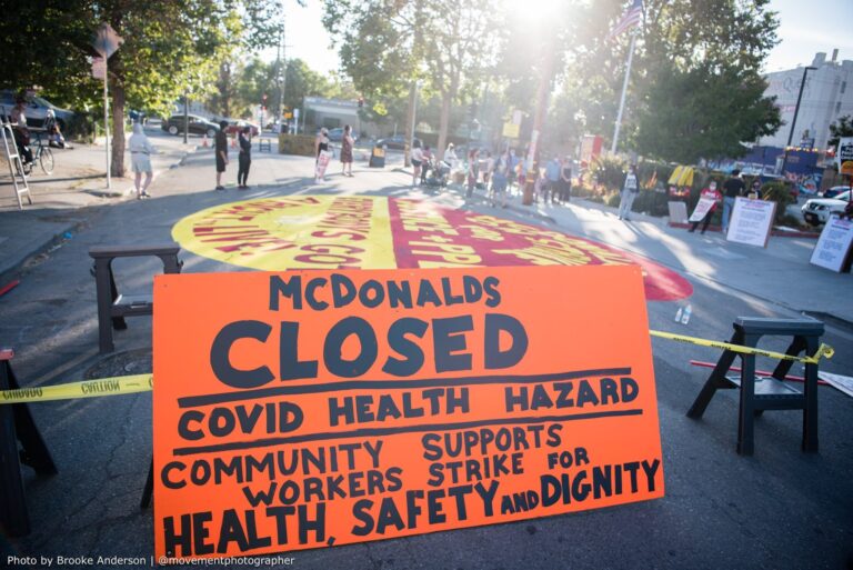 McDonalds Closed - Covid Health Hazard