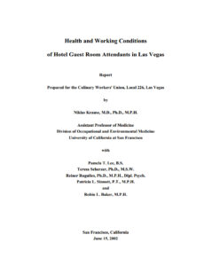 Las Vegas Hotel Report