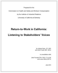 Workers' Compensation Research Reports